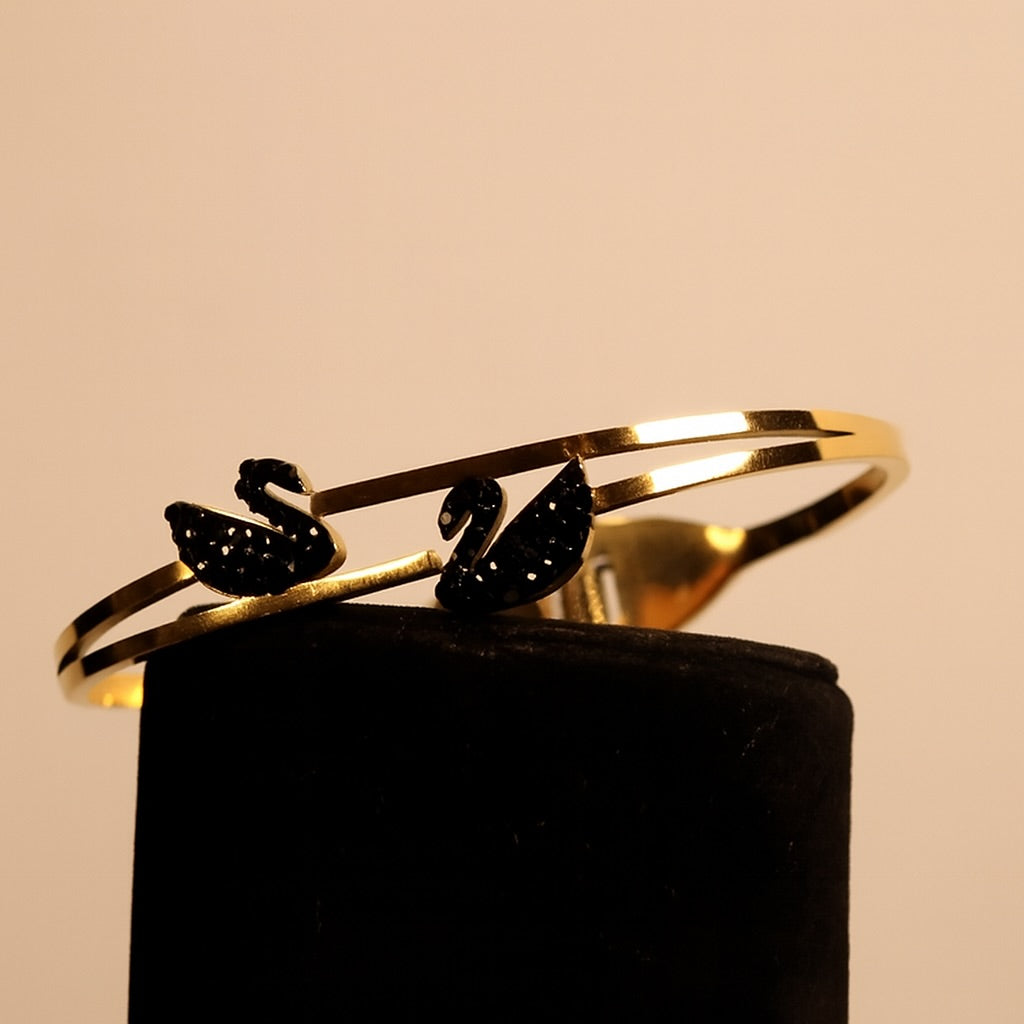 Swarovski Black Bangle