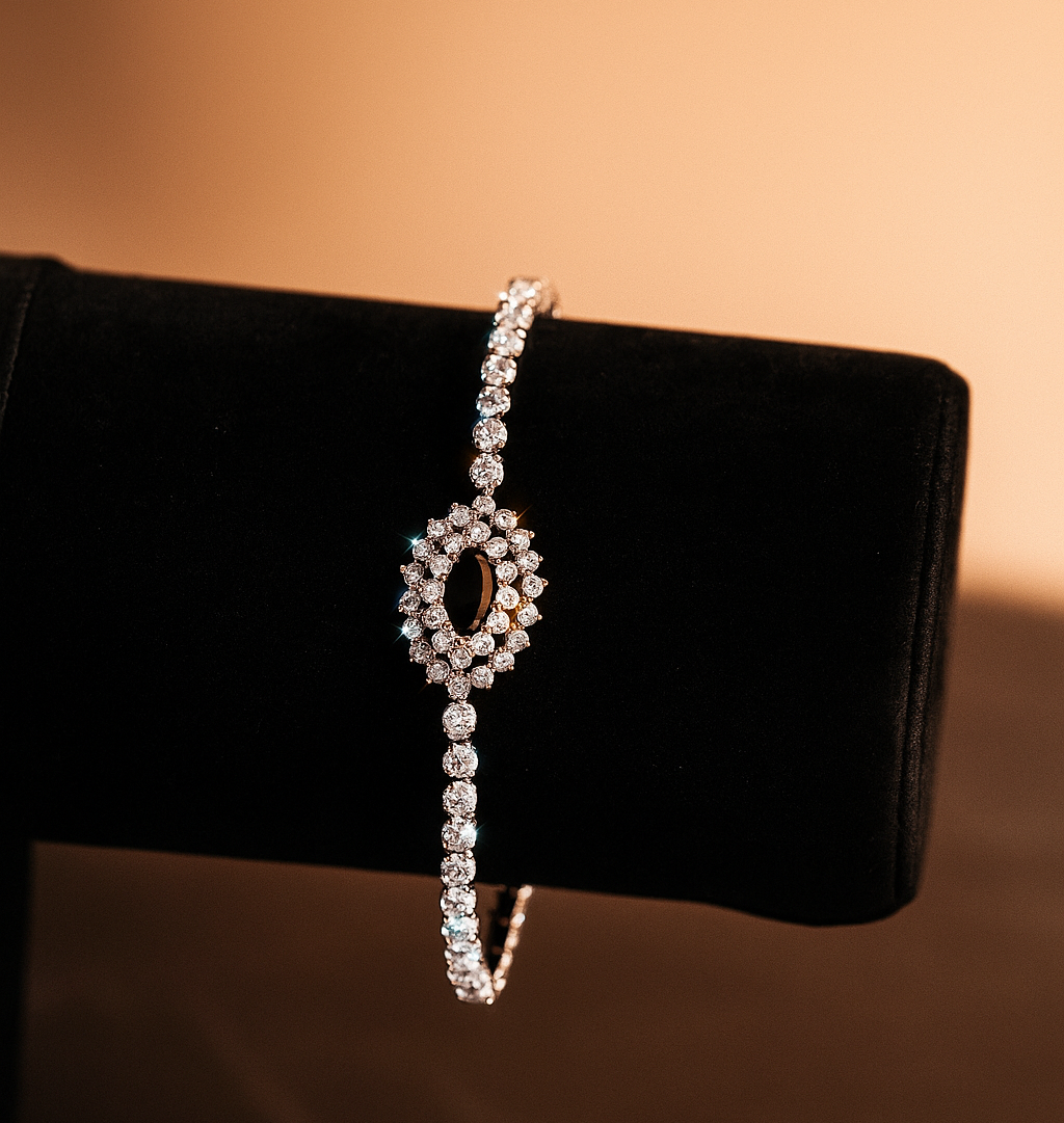 Celeste Diamond Black Bracelet