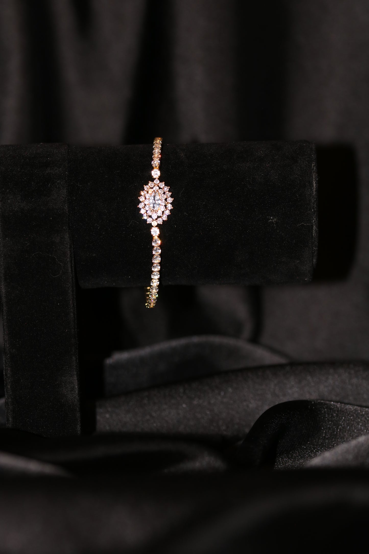 Celeste Diamond Silver Bracelet