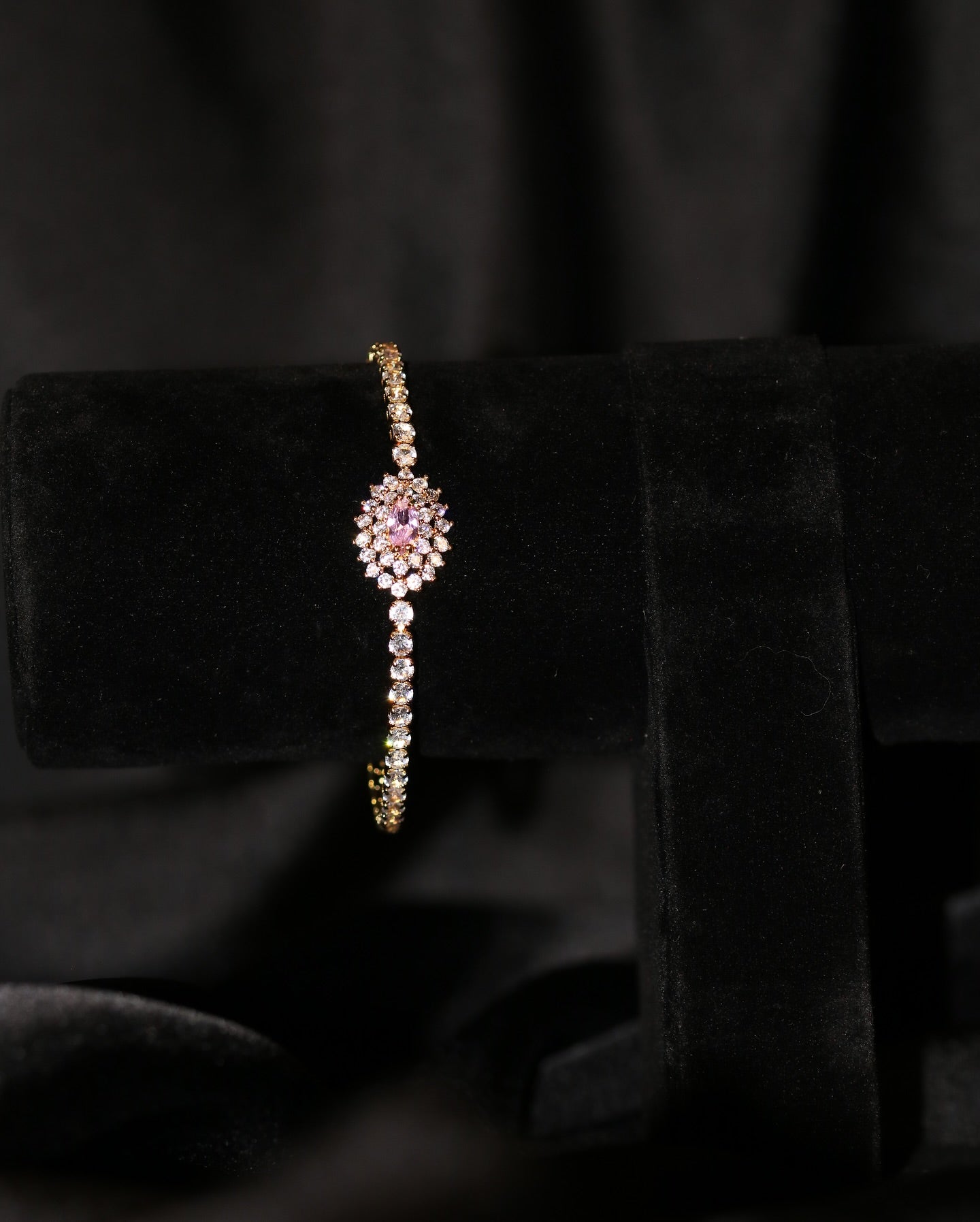 Celeste Diamond Pink Bracelet