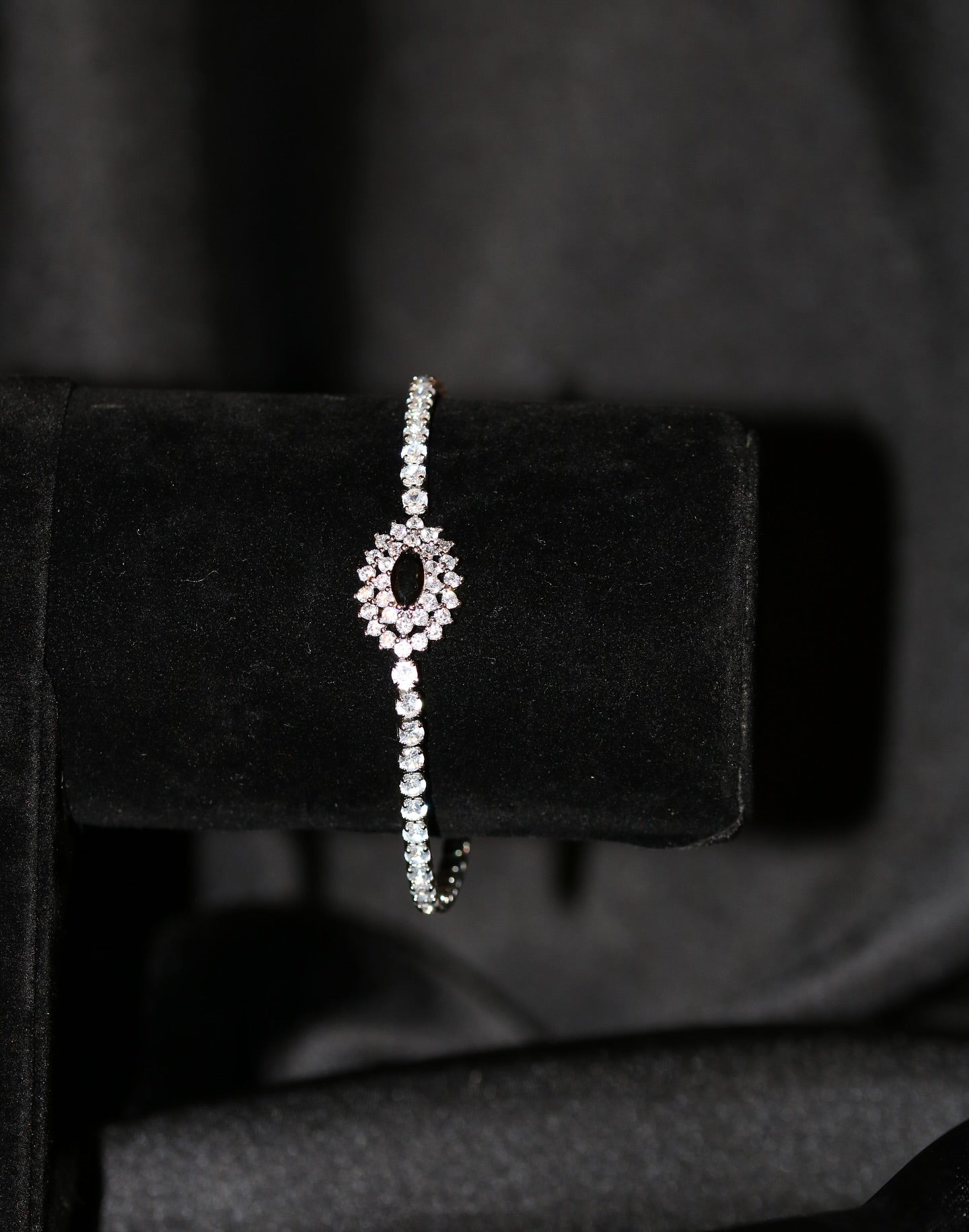 Celeste Diamond Black Bracelet