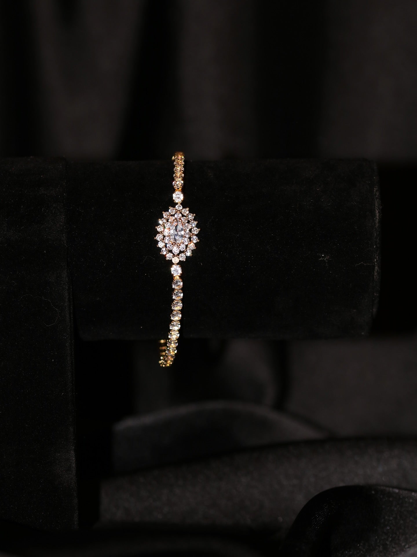 Celeste Diamond Silver Bracelet