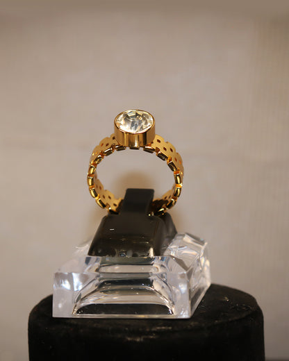 Crystal Crown Ring