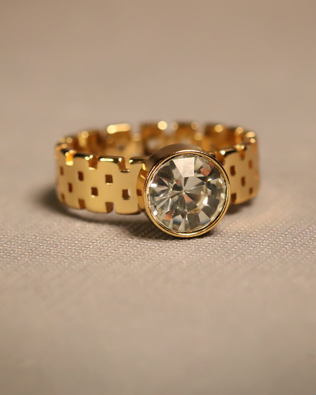 Crystal Crown Ring