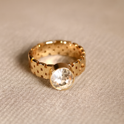 Crystal Crown Ring