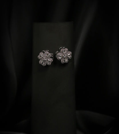 Rotating Flower Earrings